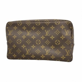 Louis Vuitton Monogram True Toilet Wallet 28 M47522 Brown Women's Pouch