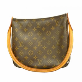 Louis Vuitton Monogram Looping MM Shoulder Bag M51146 Brown Women's