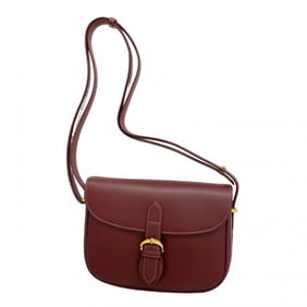 Cartier Must Shoulder Bag, Leather, Bordeaux, Women's