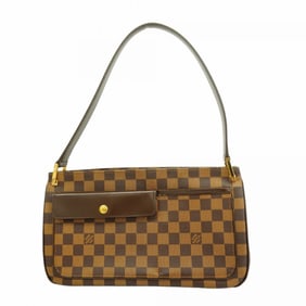 Louis Vuitton Damier Aubagne Shoulder Bag N51129 Ebene for Women