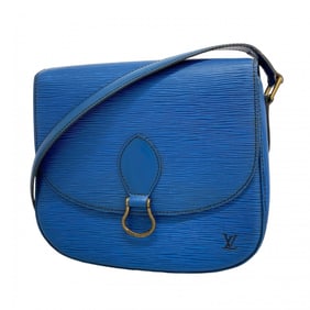 Louis Vuitton Epi Saint-Cloud Shoulder Bag M52195 Toledo Blue for Women