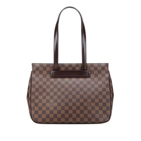 Louis Vuitton Damier Parioli PM Handbag Tote Bag N51123 Brown Leather Women's LOUIS VUITTON