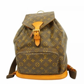 Louis Vuitton Monogram Montsouris GM Backpack M51135 Brown Women's