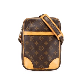 Louis Vuitton Monogram Danube Crossbody Shoulder Bag M45266 Brown Leather Women's LOUIS VUITTON