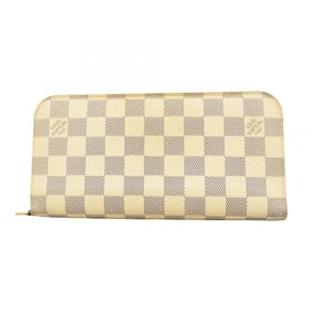 Louis Vuitton Damier Azur Portefeuille Ansolite Long Wallet N63072 White Women's
