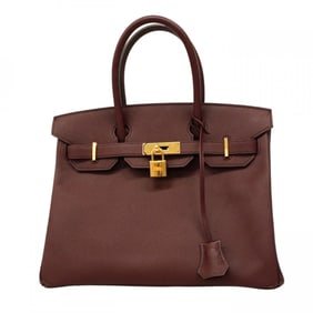 Hermes Hermès Birkin 30 handbag in Epsom leather, Bordeaux, with a C stamp, for women