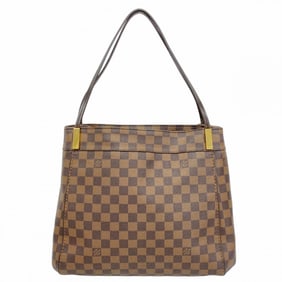 Louis Vuitton Damier Marble GM Shoulder Bag N41214 Ebene Women's