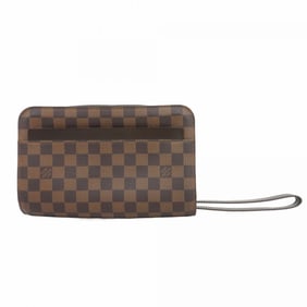 Louis Vuitton Damier Saint Clutch Bag N51993 Ebene Men's P1422268