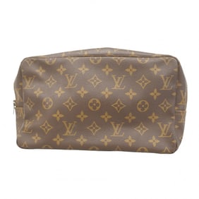 Louis Vuitton Monogram True Toilet Wallet 28 M47522 Brown Women's Pouch