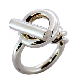 Hermes Croisette Ring, Silver 925, #51, for Men and Women