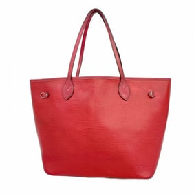 Louis Vuitton Epi Neverfull MM Tote Bag M40954 Carmine Women's