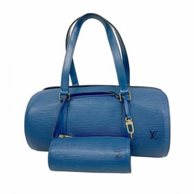 Louis Vuitton Epi Soufflot Handbag M52225 Toledo Blue for Women