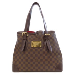Louis Vuitton N51204 Hampstead MM Tote Bag in Damier Canvas for Women