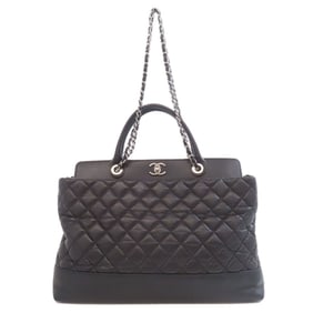 CHANEL Matelasse Tote Bag Leather Women's