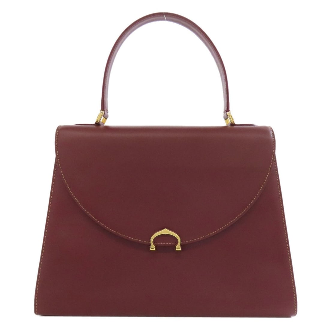 Cartier Must Line Handbag Leather Women's CARTIER: --- Catalog ---Category: SizeSize (HxWxD): 23cm x 31cm x 8cm / 9.05'' x 12.2'' x 3.14''Handle Length: 38cm / 14.96''Category: DesignType: HandbagColor: Bordeaux, Red colorGender: WomenMaterial: Leathe