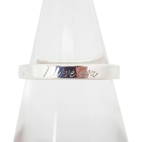 TIFFANY Notes Narrow Ring in SV925, size 10.5