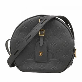 Louis Vuitton Monogram Empreinte Boite Chapeau Souple Shoulder Bag MM M45649 Black Women's P1350723
