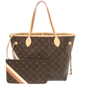 Unused Louis Vuitton Neverfull MM Mon Monogram P01926 Tote Bag in Camel Quartz LV 0668 LOUIS VUITTON