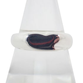 TIFFANY 925 Signet Heart Ring, size 18