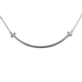 TIFFANY 925 T Smile Line Necklace