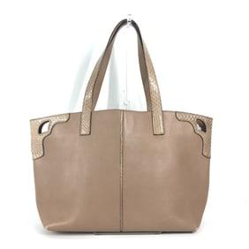 CARTIER Marcello de Tote MM Leather Shoulder Bag for Women in Pink Beige