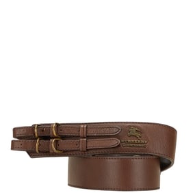 Burberry Blue Label Belt Brown Leather Women's BURBERRY