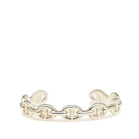 Hermes Chaine d'Ancre Enchaine SH Bangle, SV925 Silver, Men's HERMES