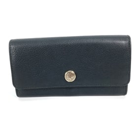 BVLGARI MONETE 35963 Flap Long Wallet in Leather, Black