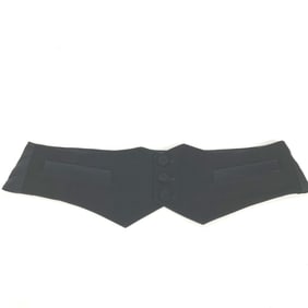 Christian Dior Dior 2-Button Cummerbund Belt, Accessory, Wool/Cupra, Men's, Black