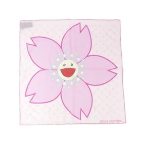 Louis Vuitton Monogram Cherry Blossom (LV x TM) Carré 55cm Scarf M96088