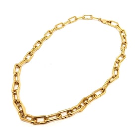 BOTTEGA VENETA Chain Necklace, Unisex, SV925 Gold Hardware