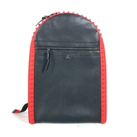 Christian Louboutin Backparis Backpack with Rubber Sole, Leather/Rubber, Men's, Black