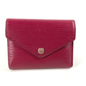 LOUIS VUITTON M62171 Epi Portefeuille Victorine Compact Wallet Tri-fold Leather Women's Fuchsia