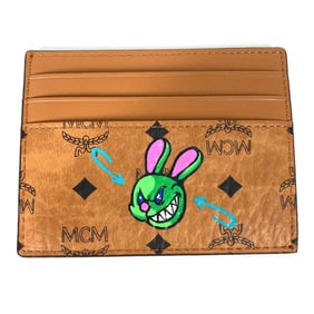 MCM Business Card Holder Pass Case Visetos Rabbit SAMBYPEN Collaboration Sambypen Holder/Card