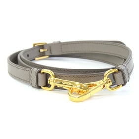 Prada shoulder strap, greige leather, replacement for women's bags.