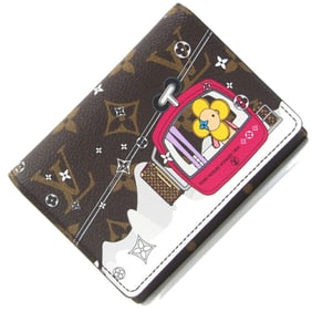 Louis Vuitton Monogram Portefeuille Victorine Tri-fold Wallet M68492 Fuchsia Compact Mini Pink
