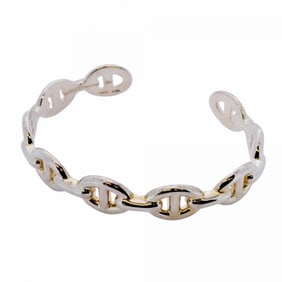Hermes Anchaîne Chaine d'Ancre Bangle, Silver 925, Women's