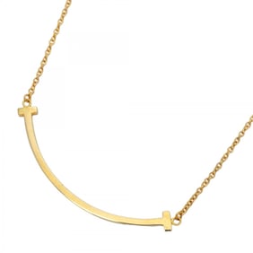 Tiffany T Smile Small Necklace in 18KYG Yellow Gold for Women