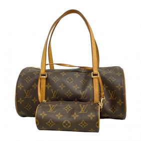 Louis Vuitton Monogram Papillon 30 Handbag M51385 Brown Women's