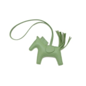 Hermes Hermès Rodeo PM Bag Charm Vert Cricket B Stamp