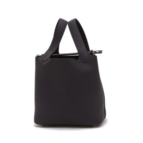 Hermes Hermès Picotin Lock PM 18 Handbag, Taurillon Caban, Silver Hardware, K Stamp