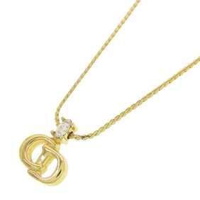 Christian Dior CD logo necklace in metal for women.