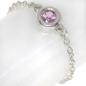 Tiffany & Co. By the Yard Pink Sapphire Ring, Silver, Women's