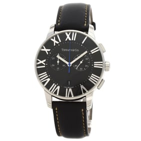 Tiffany & Co. Atlas Dome Chronograph Watch, Stainless Steel/Leather, Men's