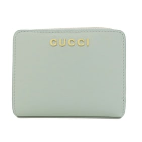 Gucci 772639 Script Mini Wallet, Bifold Calfskin, Women's, GUCCI