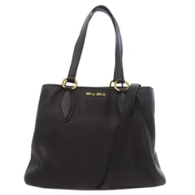 Miu Miu Miu Leather Tote Bag for Women MIUMIU