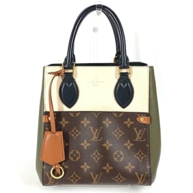 LOUIS VUITTON M45388 Monogram Fold Tote PM, a tote bag/handbag in canvas and leather, brown, for