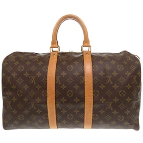 Louis Vuitton Keepall 45 Monogram M41428 Brown Boston Bag 1316 LOUIS VUITTON