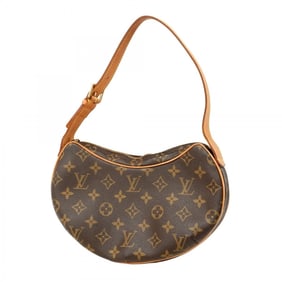 Louis Vuitton Monogram Pochette Croissant Shoulder Bag M51510 Brown Women's