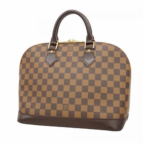 Louis Vuitton Damier Alma Handbag N51131 Ebene for Women